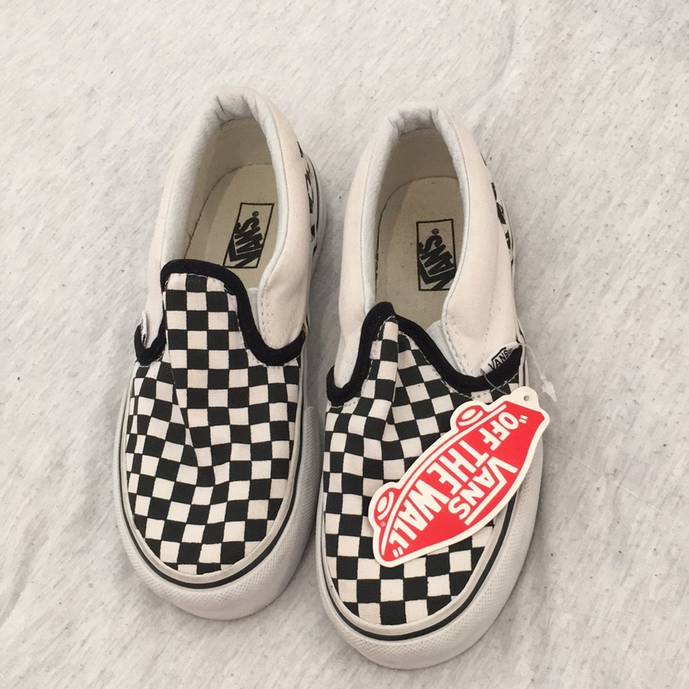 Kids checkered Vans